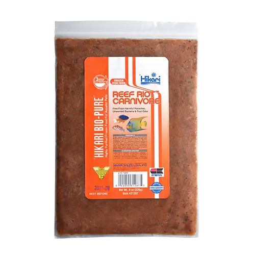 Reef Riot Carnivore Hikari 226g papilla
