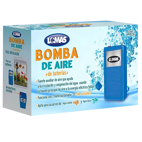 Bomba de aire de pilas Lomas